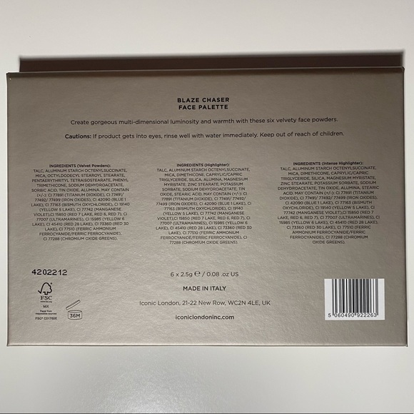 Blaze Chaser face palette - Picture 3 of 3